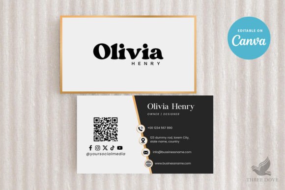 Attractive New Business Card Template