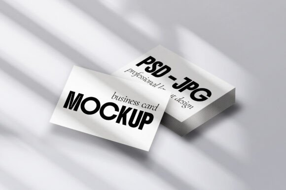 Corporate Business Card Mockup Template
