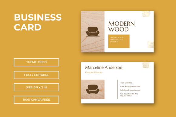 Deco Business Card Template: A Strategic Tool for Modern Branding