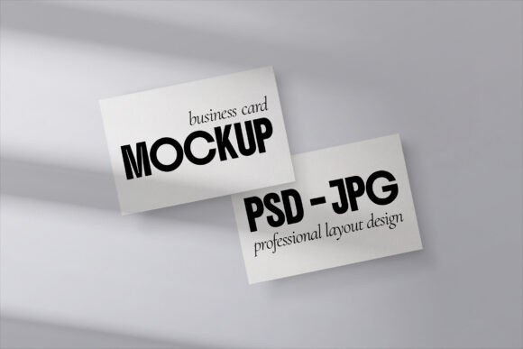 Elegant Modern Business Card Mockup