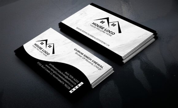 Elegant Real Estate Business Card Design