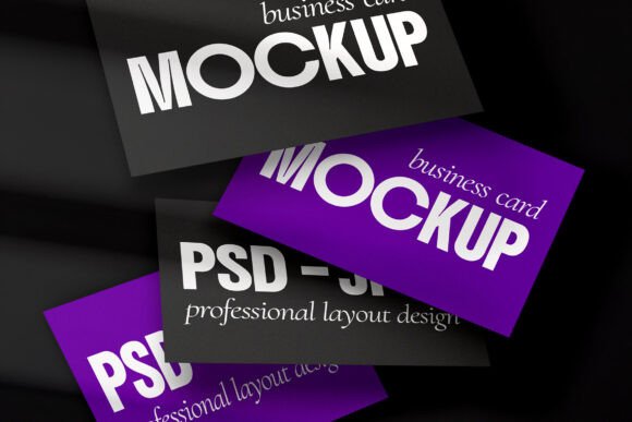 Fashion Modern Business Card Mockup