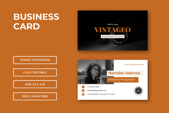 Fotografia Business Card Template: A Modern Solution for Professional Branding