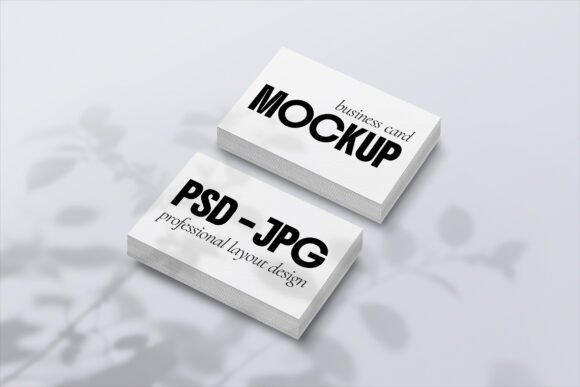 Modern Simple Business Card Mockup