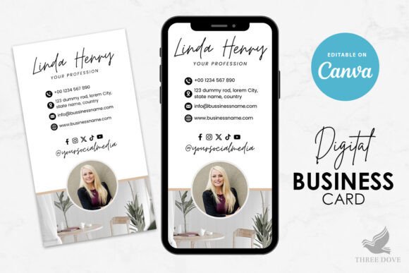New Style Digital Business Card Template