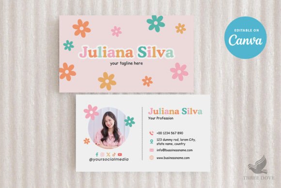 Retro Photo Business Card Template