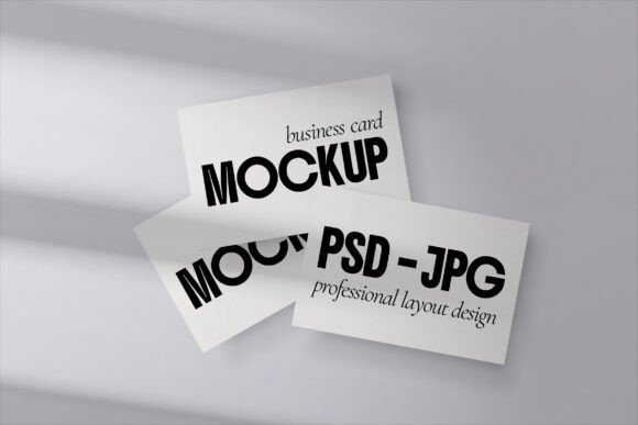Sleek Modern Business Card Mockup: Elevate Your Brand with Professional Design