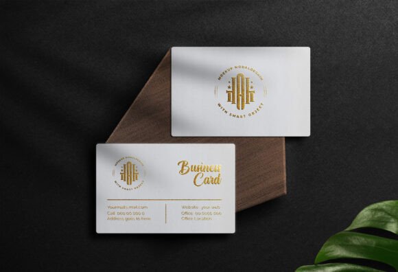 White Paper Business Card Mockup: Elevate Your Brand with Style and Simplicity